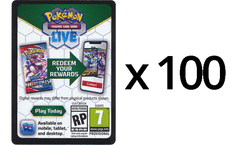 Pokemon SV4 Paradox Rift Booster Pack Code Cards x100
